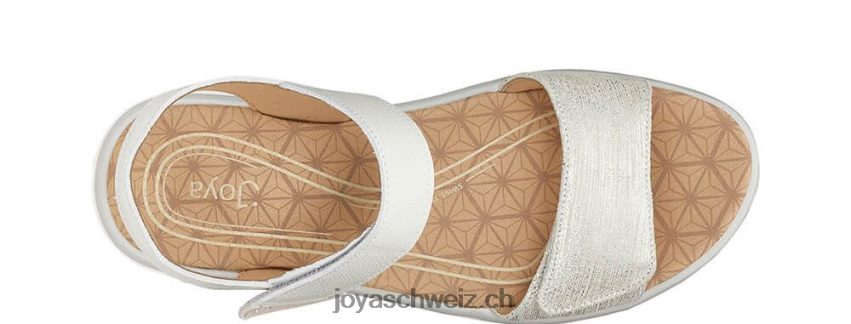 R22R0L78 Frauen Blumenbeige metallic Joya